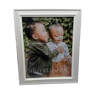 Sheffield Home White Picture Frame 8x10 Classic Modern Tabletop Wall